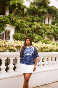 BLUE FLORA JERSEY