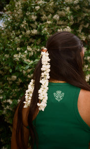 BANANA LEAF GREEN WOMENS TANK TOP