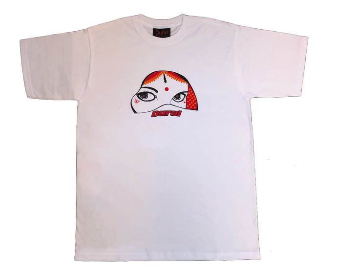 RED/YELLOW GIRL WITH TATTOOS TEE