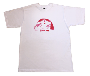 PINK/RED GIRL WITH TATTOOS TEE