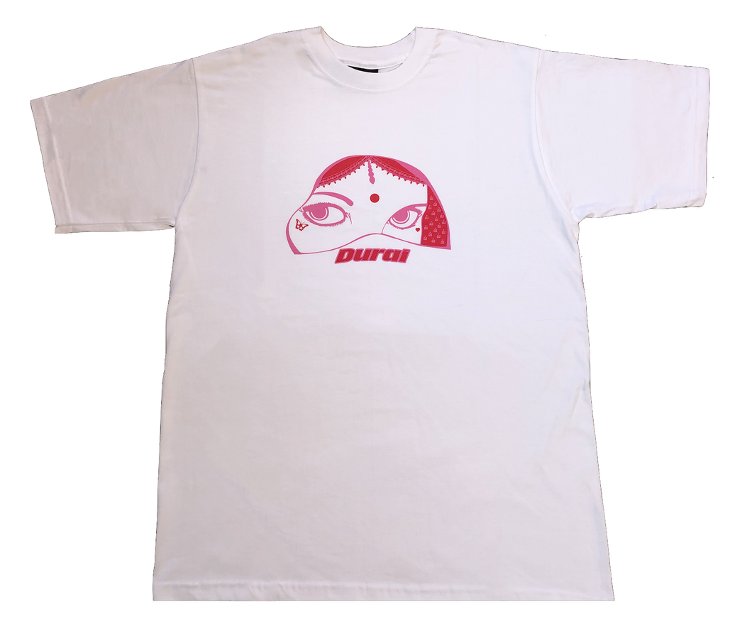 PINK/RED GIRL WITH TATTOOS TEE